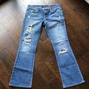 Express, Size 6R,  Stella boot leg jeans